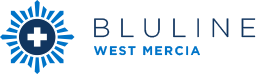 Bluline West Mercia Logo